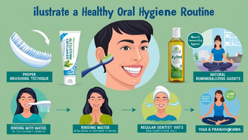 Regular dental oral hygiene routine prodentim