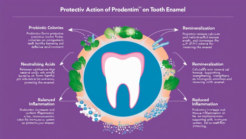 How probiotics protect tooth enamel