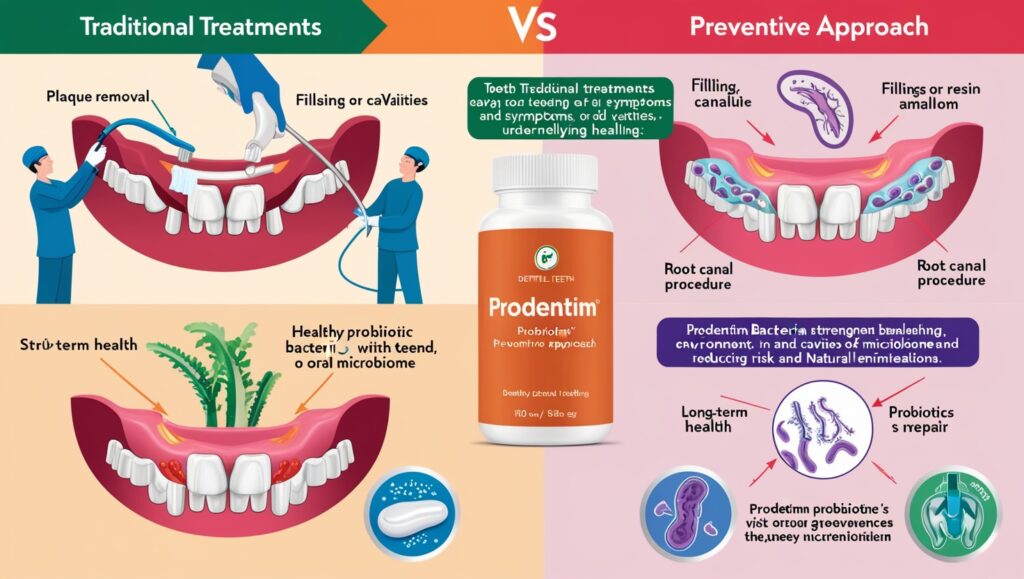 Prodentim vs traditional dental treatments